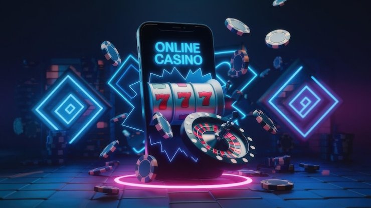 Interface permainan kasino langsung dengan video dealer dan area taruhan